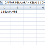 Cara Cepat Membuat Tabel di Microsoft Excel