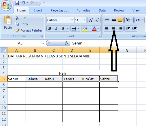 Cara Cepat Membuat Tabel di Microsoft Excel